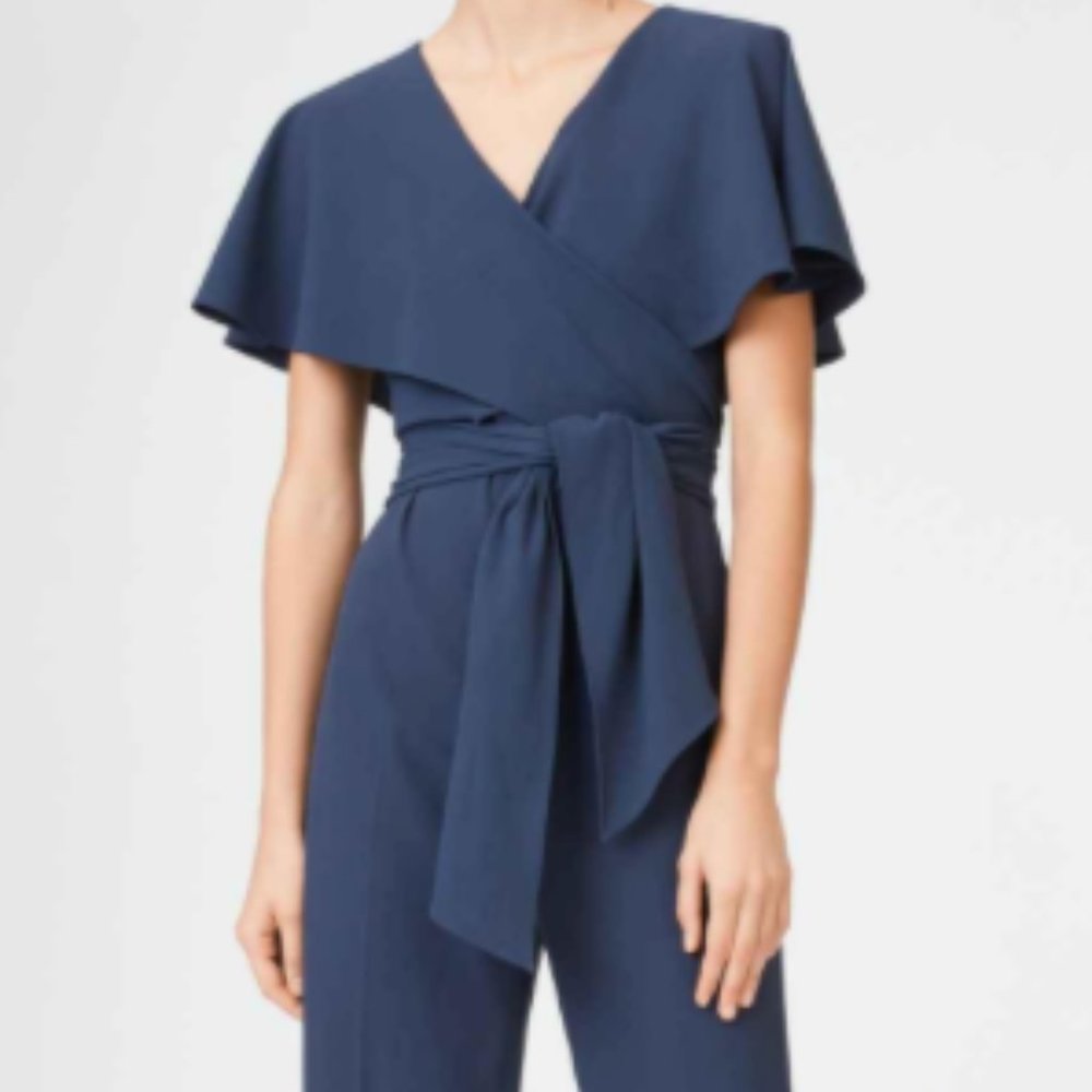 Club Monaco  Blue Cobalt Catalenah Jumpsuit